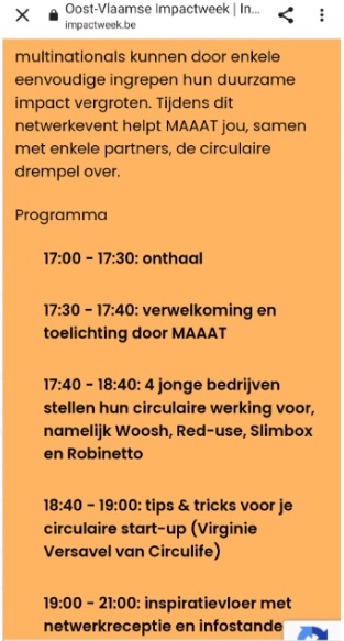 Impactweek – Oost-Vlaanderen